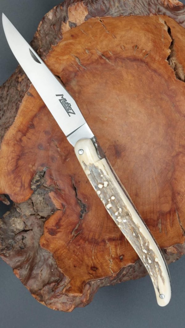 Couteau Mouche, bois de cerf Sambar – Image 3