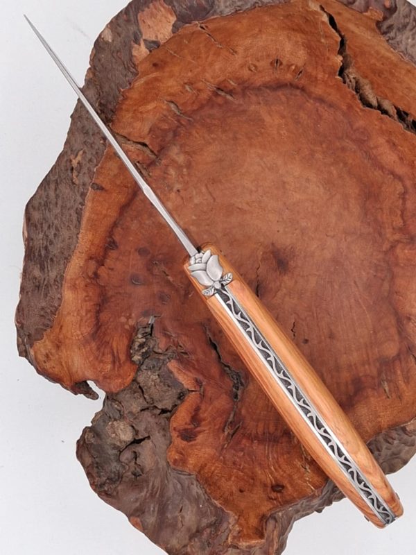 Couteaux laguiole manche en bois de rose 12 cm – Image 3