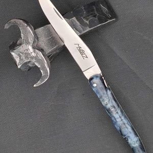 Couteau laguiole Manche en peuplier bleu 12 cm
