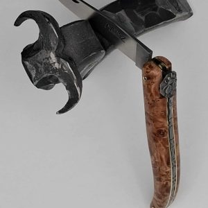 Couteau laguiole Peuplier marron 12 cm