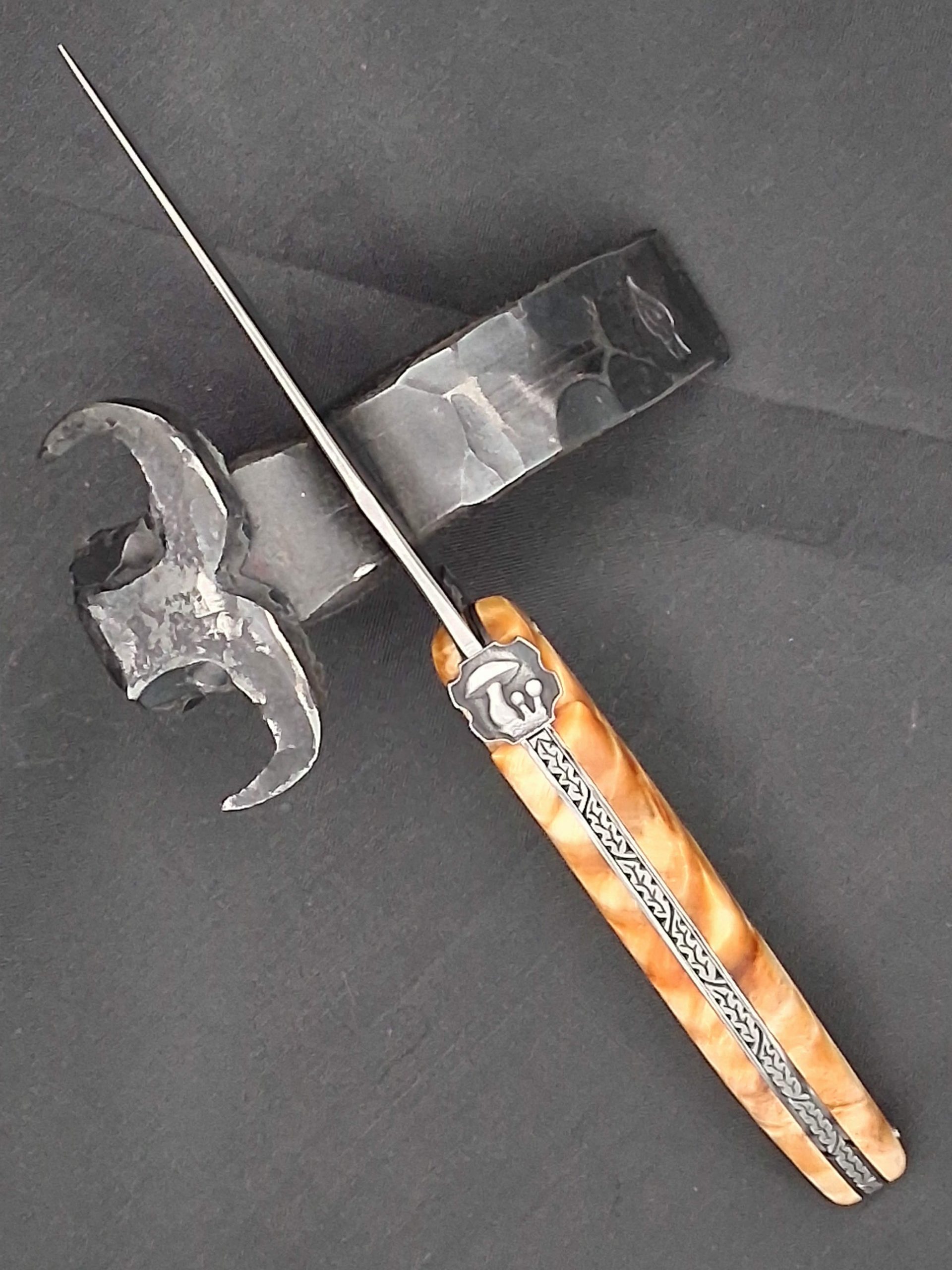 Couteau Laguiole Mouche champignons 12 cm – Image 2