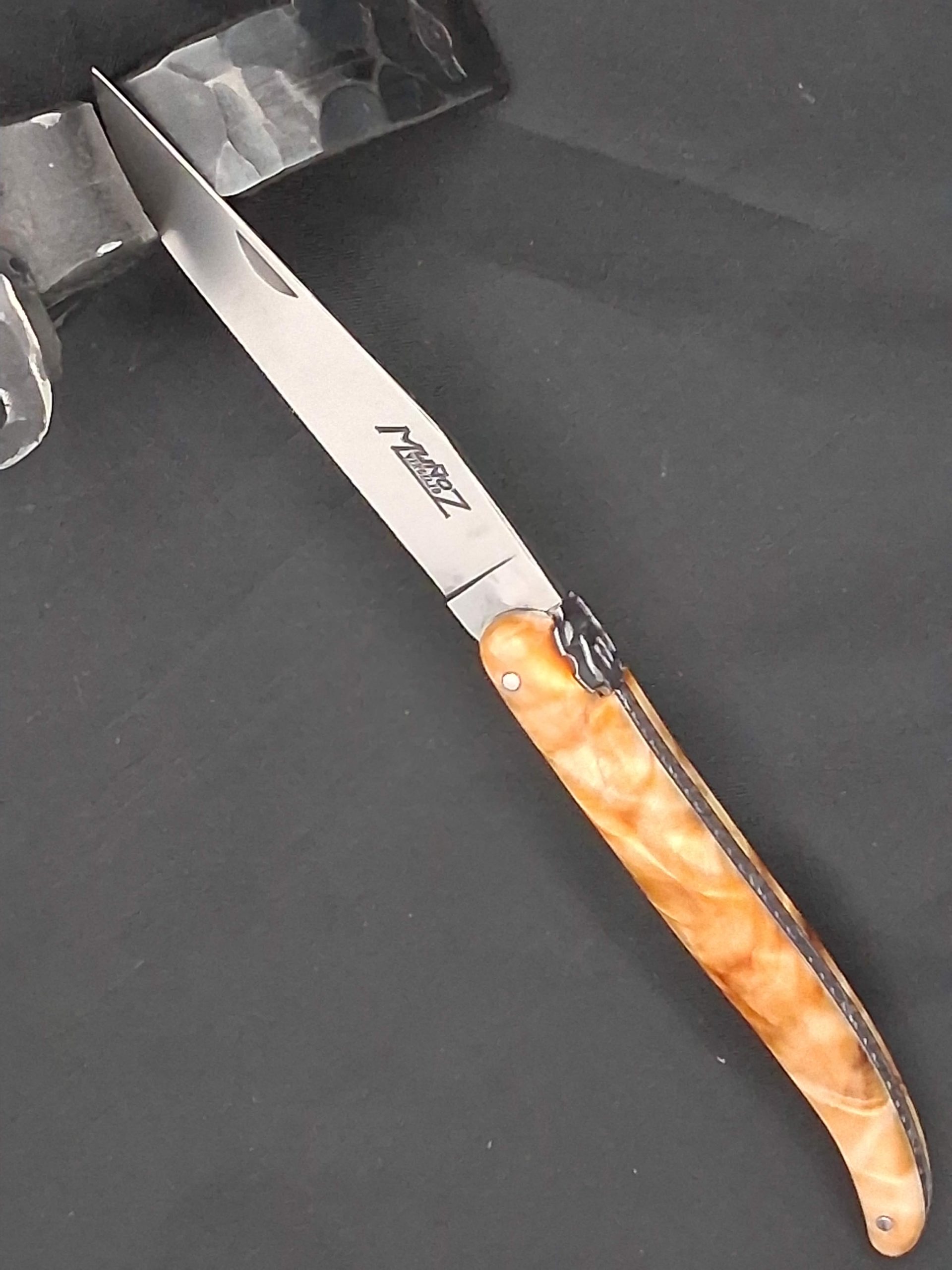 Couteau Laguiole Mouche champignons 12 cm – Image 3