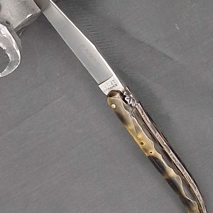 Couteau Laguiole Manche en œil or résine 11 cm